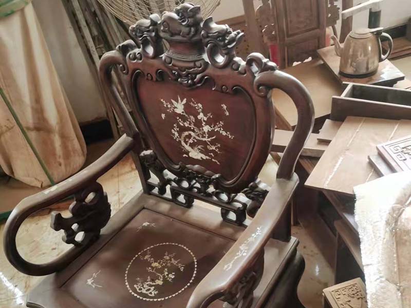 宁旧红木家具维修